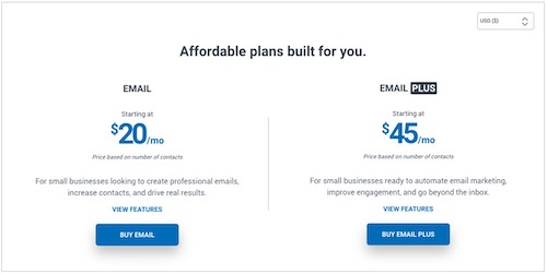 Constant Contact Pricing