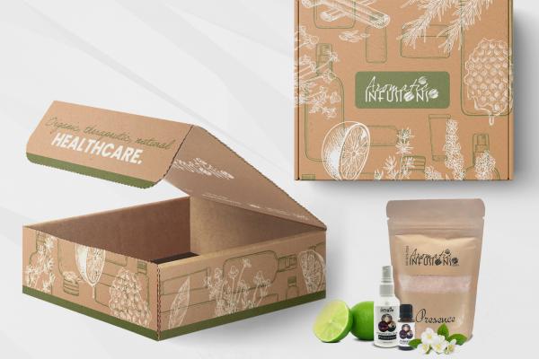Package Design Aromatic Infusions 600x400