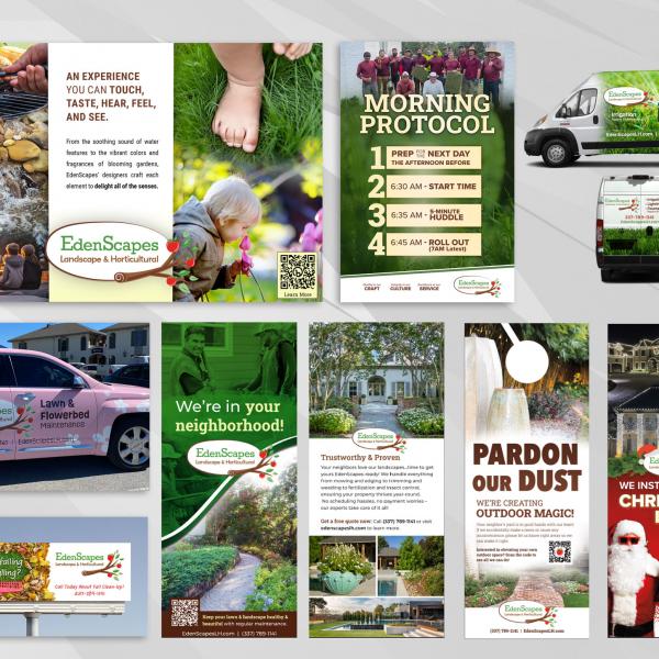 Edescapes Graphic Design And Collateral 600x600
