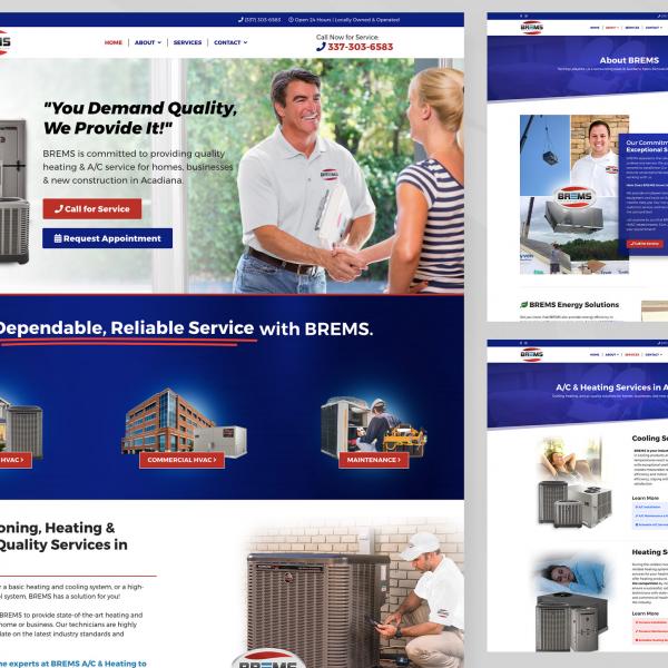 Website Design Brems Ac 600x600
