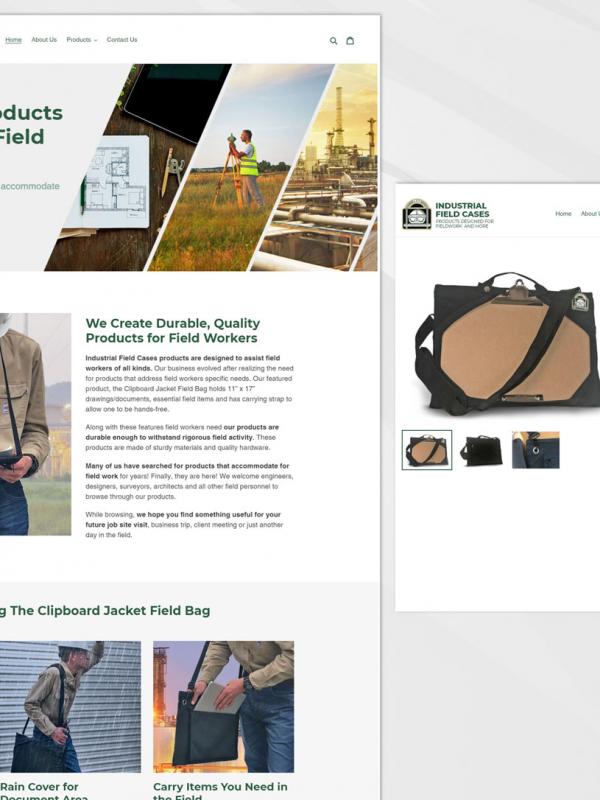 Industrial Field Cases Website Design Large 600x800